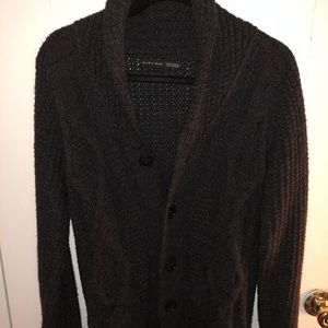 Textured weaves cardigan
